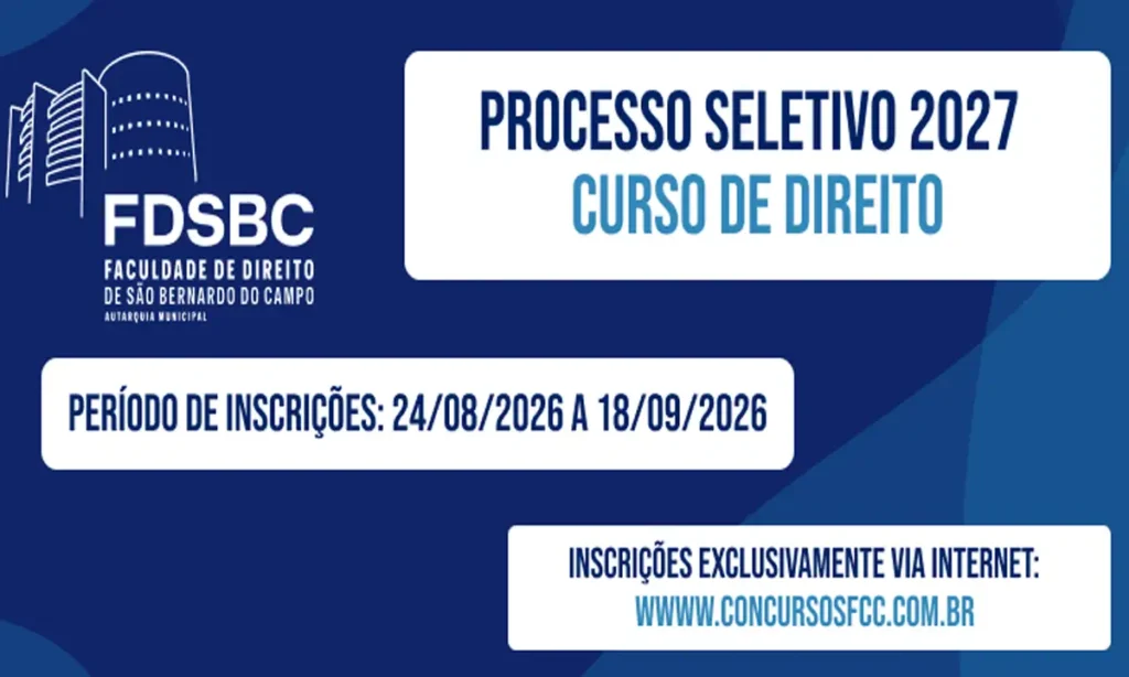 fdsbc-abre-inscricoes-para-vestibular-2027-com-480-vagas-em-direito